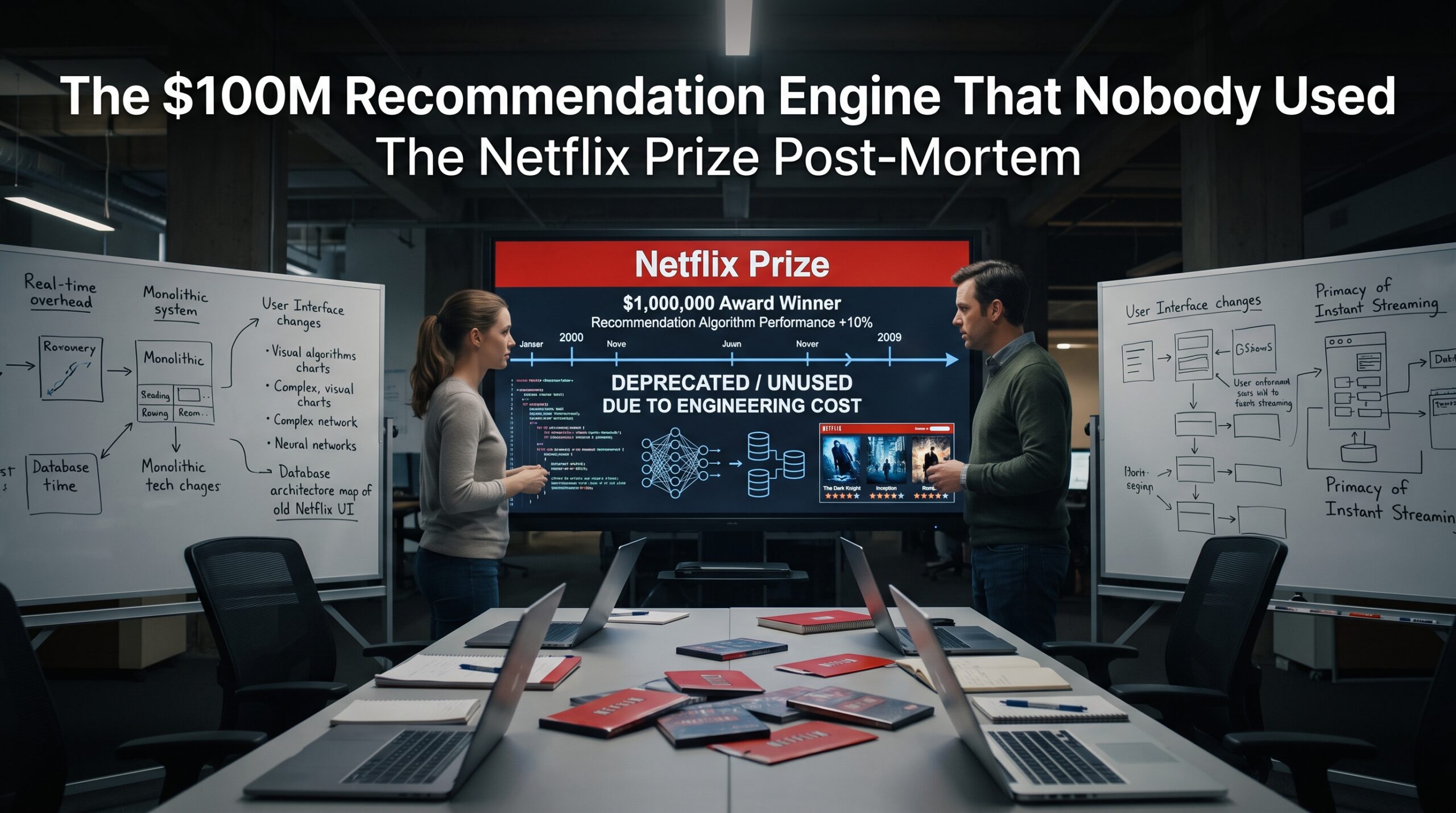 he $100M Recommendation Engine That Nobody Used: The Netflix Prize Post-Mortem